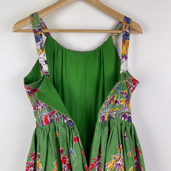 Trashy Diva Anette Carnival Sleeveless Knee Length Fit Flare Dress Women's 8 - Picture 5 of 11